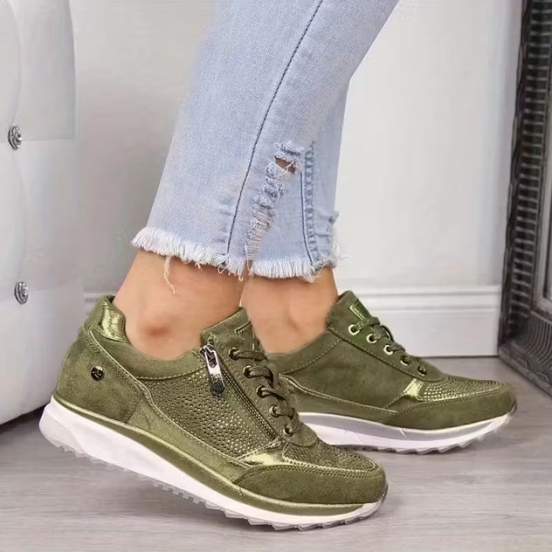 Orthopedic Rhinestone Sneakers for Women