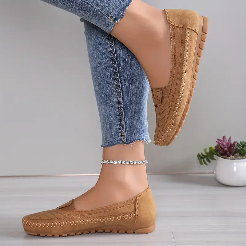 Butterfly Orthopedic Leather Shoes for Women – Lightweight & Anti-Slip
