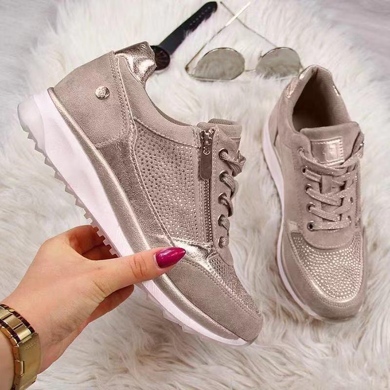 Orthopedic Rhinestone Sneakers for Women