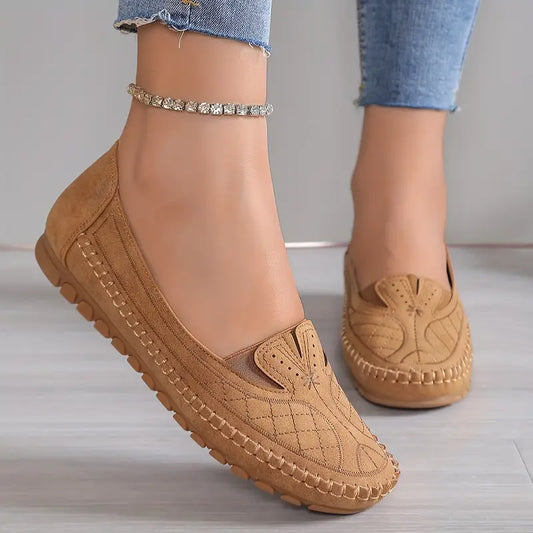 Butterfly Orthopedic Leather Shoes for Women – Lightweight & Anti-Slip