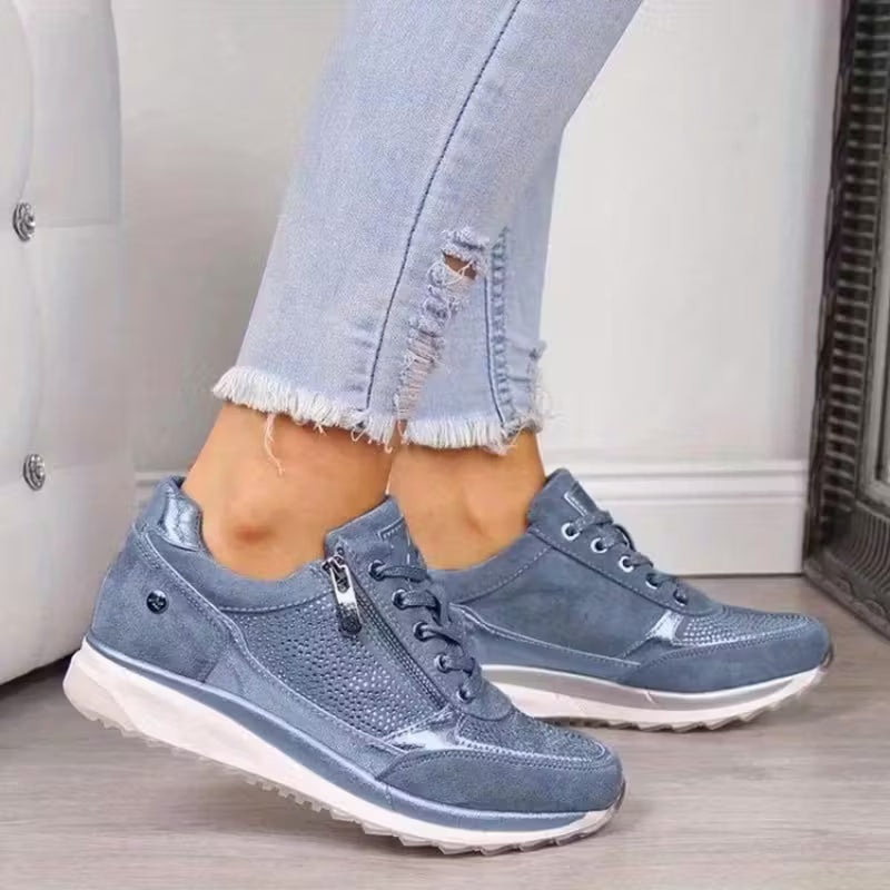 Orthopedic Rhinestone Sneakers for Women
