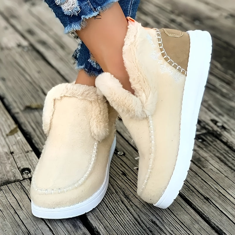 Orthopedic Fleece Slip-On Boots