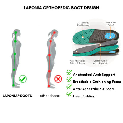 Orthopedic Fleece Slip-On Boots