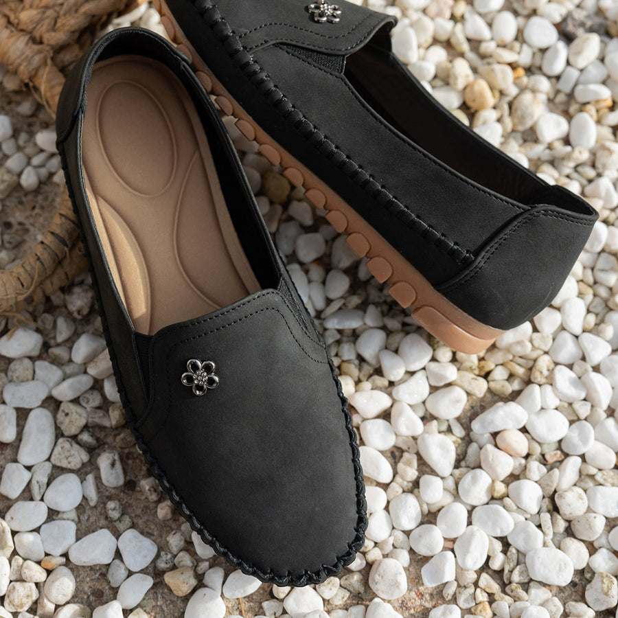 Orthopedic leather shoes, Lightweight, Anti-Slip, Breathable for Women