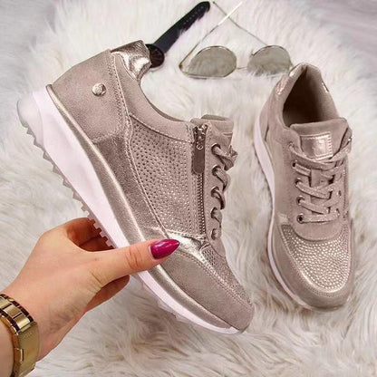 Orthopedic Rhinestone Sneakers for Women