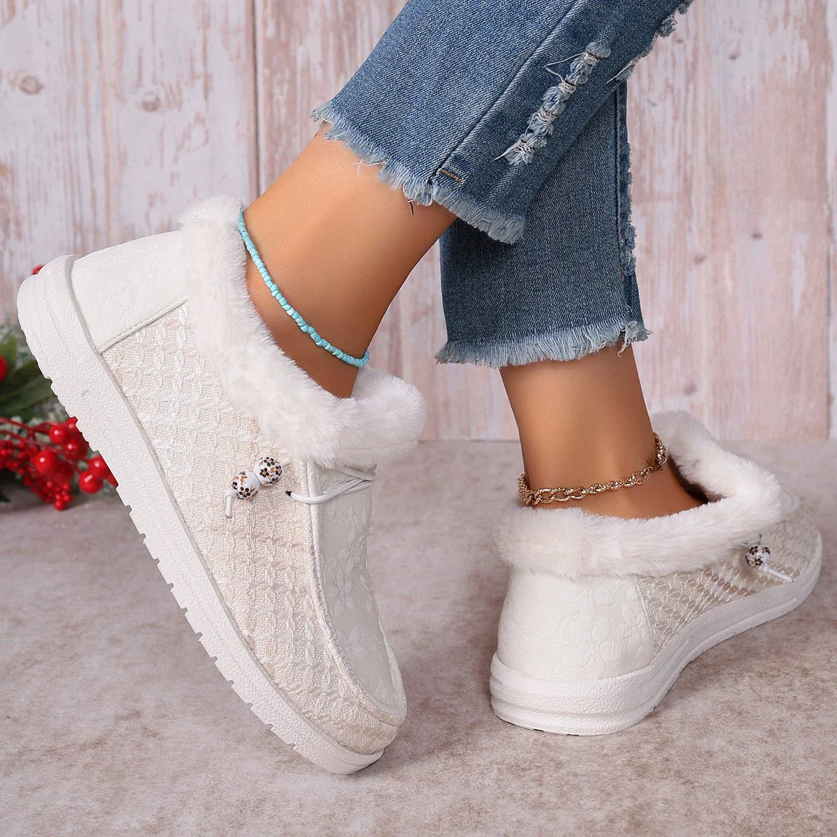 🔥Christmas Day Sale🔥Women's Style Slip-On Winter Shoes