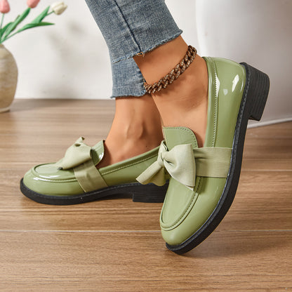 Women's anti-slip round toe slip-on loafers