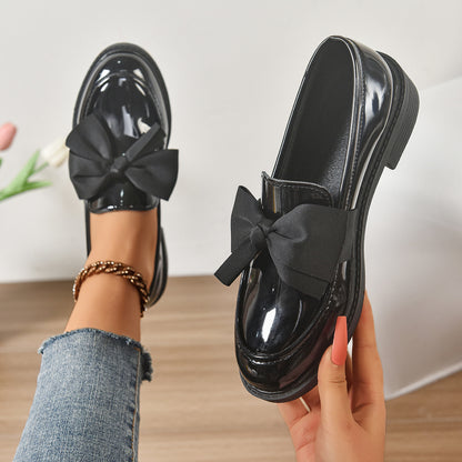 Women's anti-slip round toe slip-on loafers