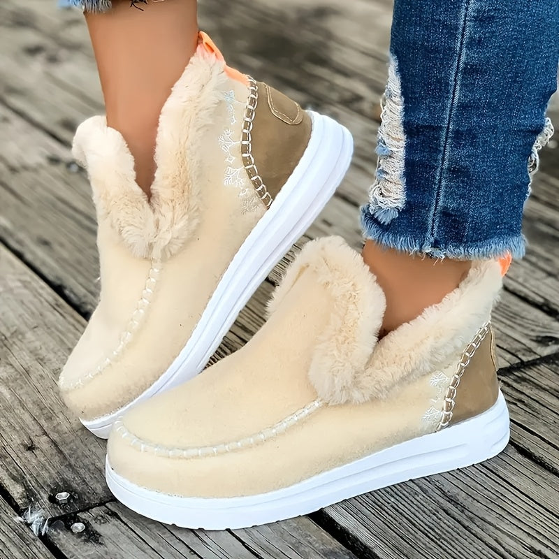 Orthopedic Fleece Slip-On Boots